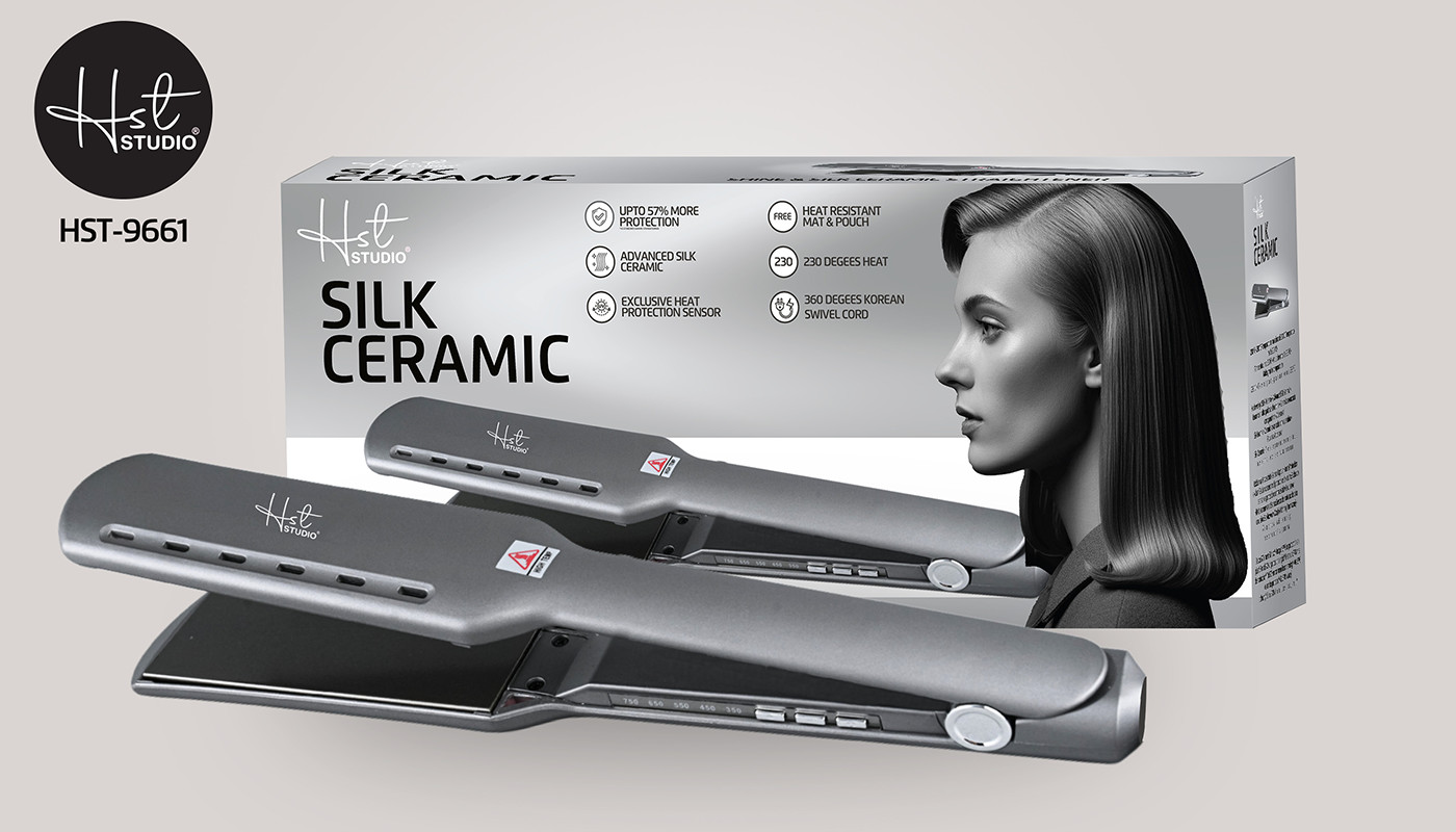Silk Ceramic – Pro Silk & Shine Hair Straightener HST-9661 – HST